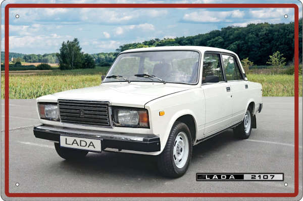 Blechschild Lada 2107